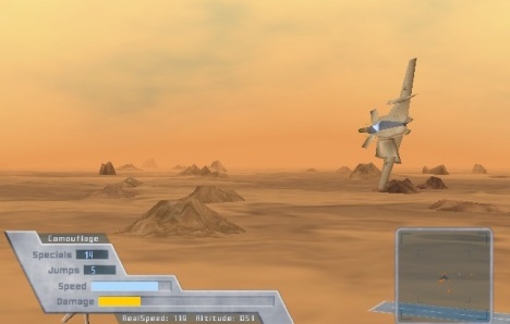 3D futuristic air combat game!